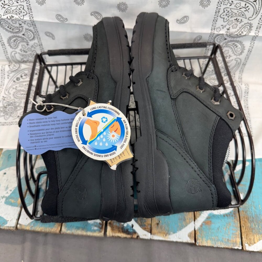 NEW Timberland Earthkeepers Trekker Moc Toe Black Oxford Mens sz 6 /Womans 7.5 - Picture 8 of 10